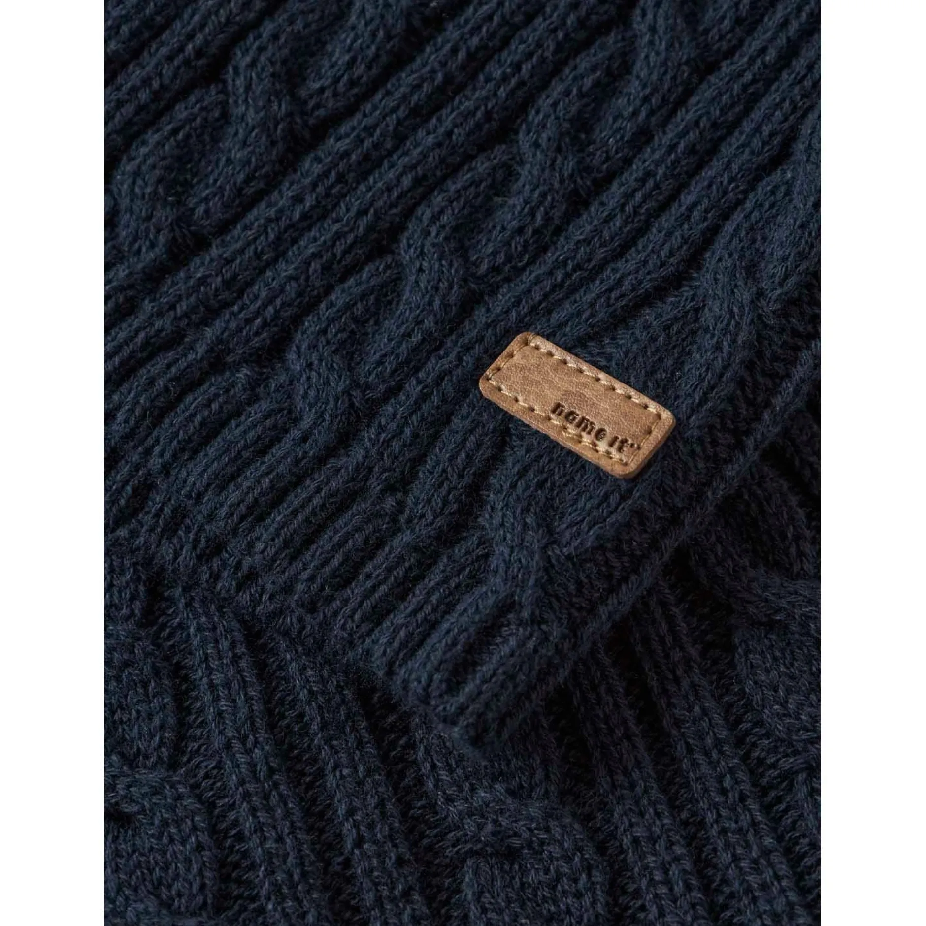 Truien & Vesten|Truien & Sweaters*Name It baby trui mouwloos effen blauw Dark Blue