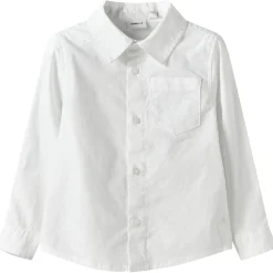 Shirts & Blouses|Shirts & Blouses*Name It peuter blouse lange mouwen effen wit White