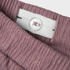 Broeken & Leggings|Broeken & Leggings*Name It peuter broek flared  effen paars Dark Mauve Purple