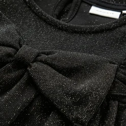 Jurken & Rokken|Jurken & Rokken*Name It peuter jurk lange mouwen effen zwart Black