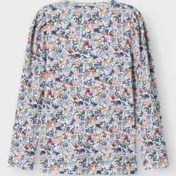 Shirts & Blouses|Shirts & Blouses*Name It peuter shirt lange mouwen bloemen multi Off-White