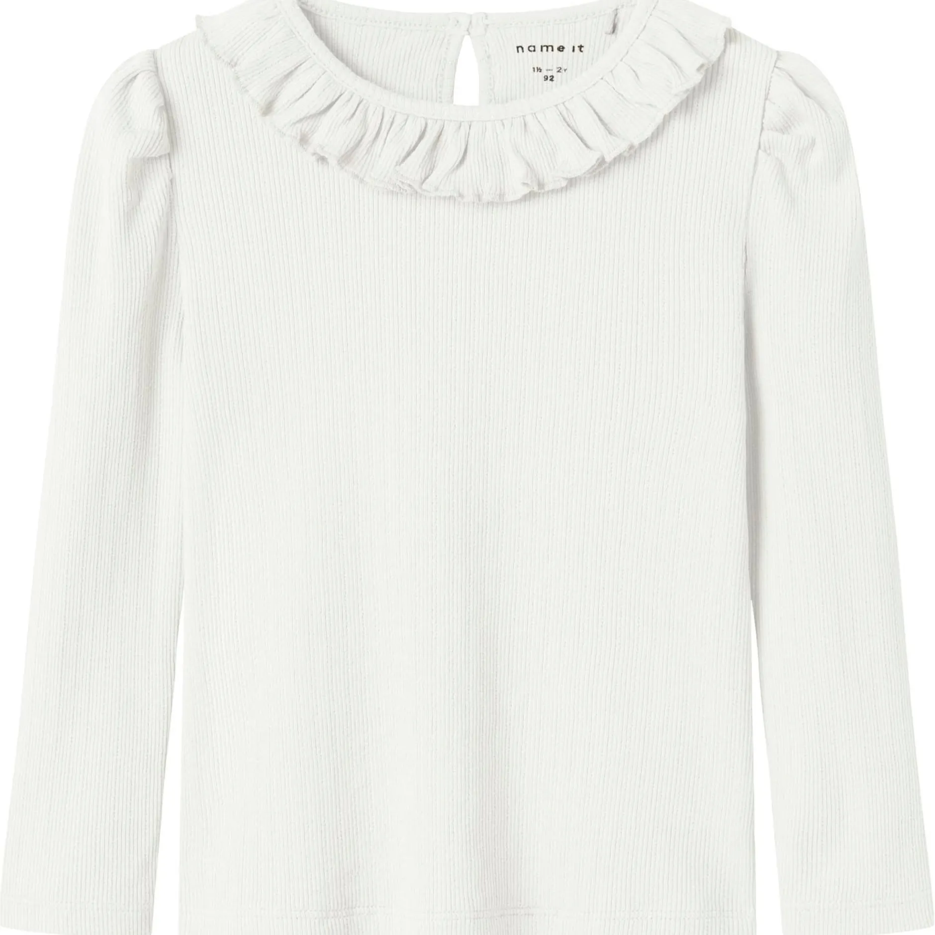 Shirts & Blouses|Shirts & Blouses*Name It peuter shirt lange mouwen effen wit Off-White