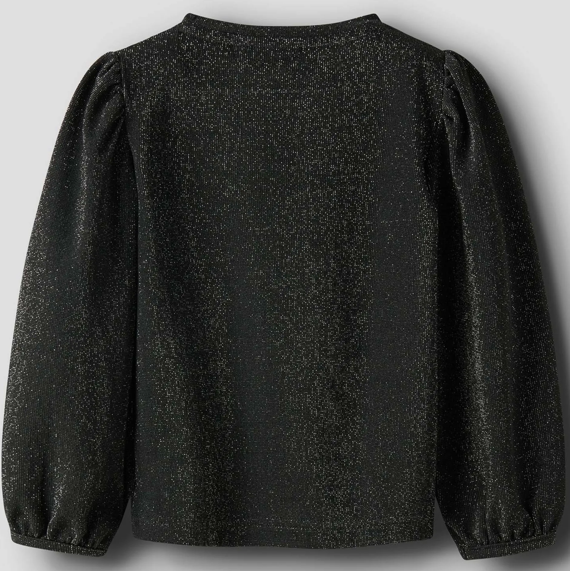 Truien & Vesten|Shirts & Blouses*Name It peuter trui lange mouwen effen zwart Black
