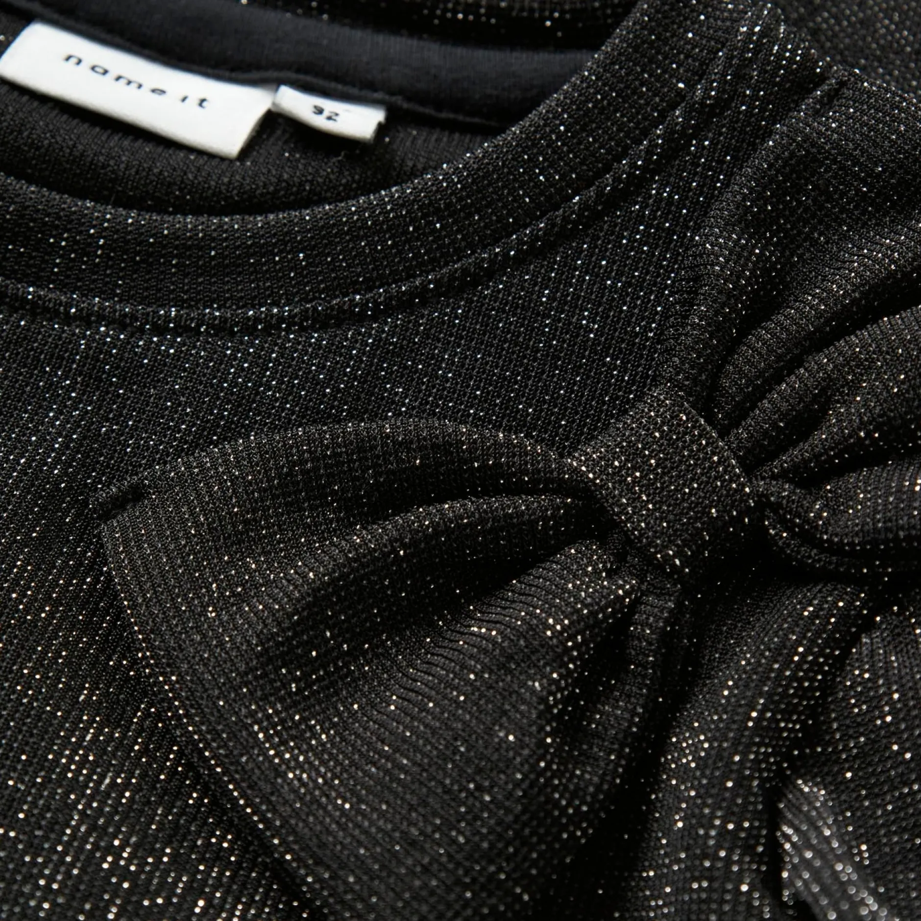 Truien & Vesten|Shirts & Blouses*Name It peuter trui lange mouwen effen zwart Black