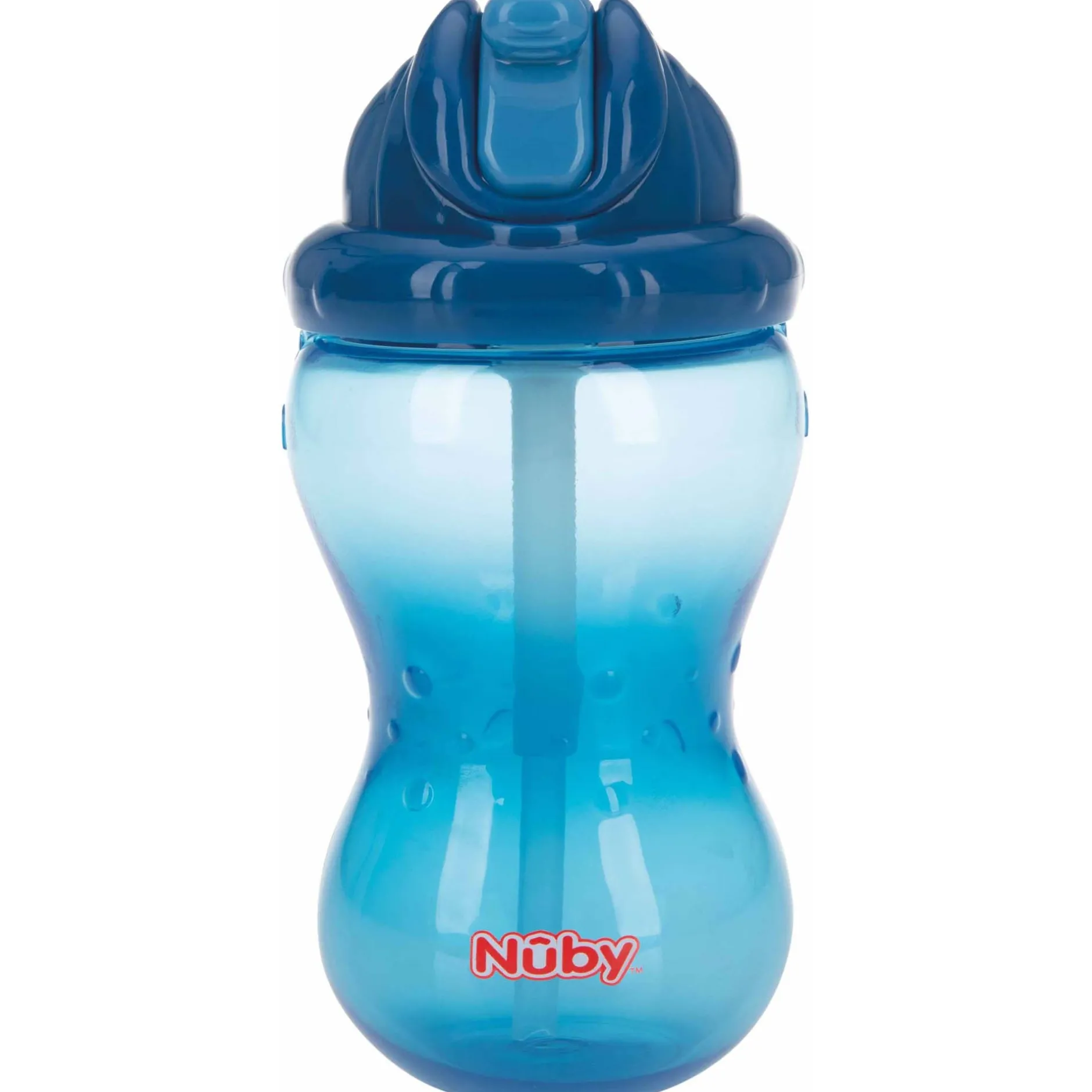 Drinkbekers*Nuby Nûby flip it antilekbeker 360ml blauw