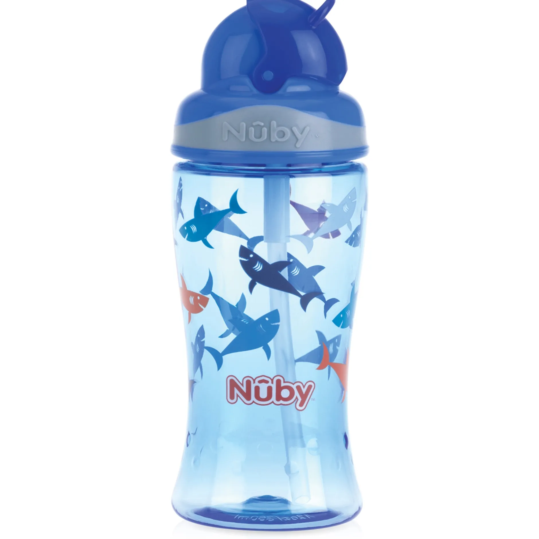 Drinkbekers*Nuby Nûby Flip-it rietjesbeker 18+ maanden blauw