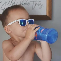 Drinkbekers*Nuby Nûby Flip-it rietjesbeker 18+ maanden blauw