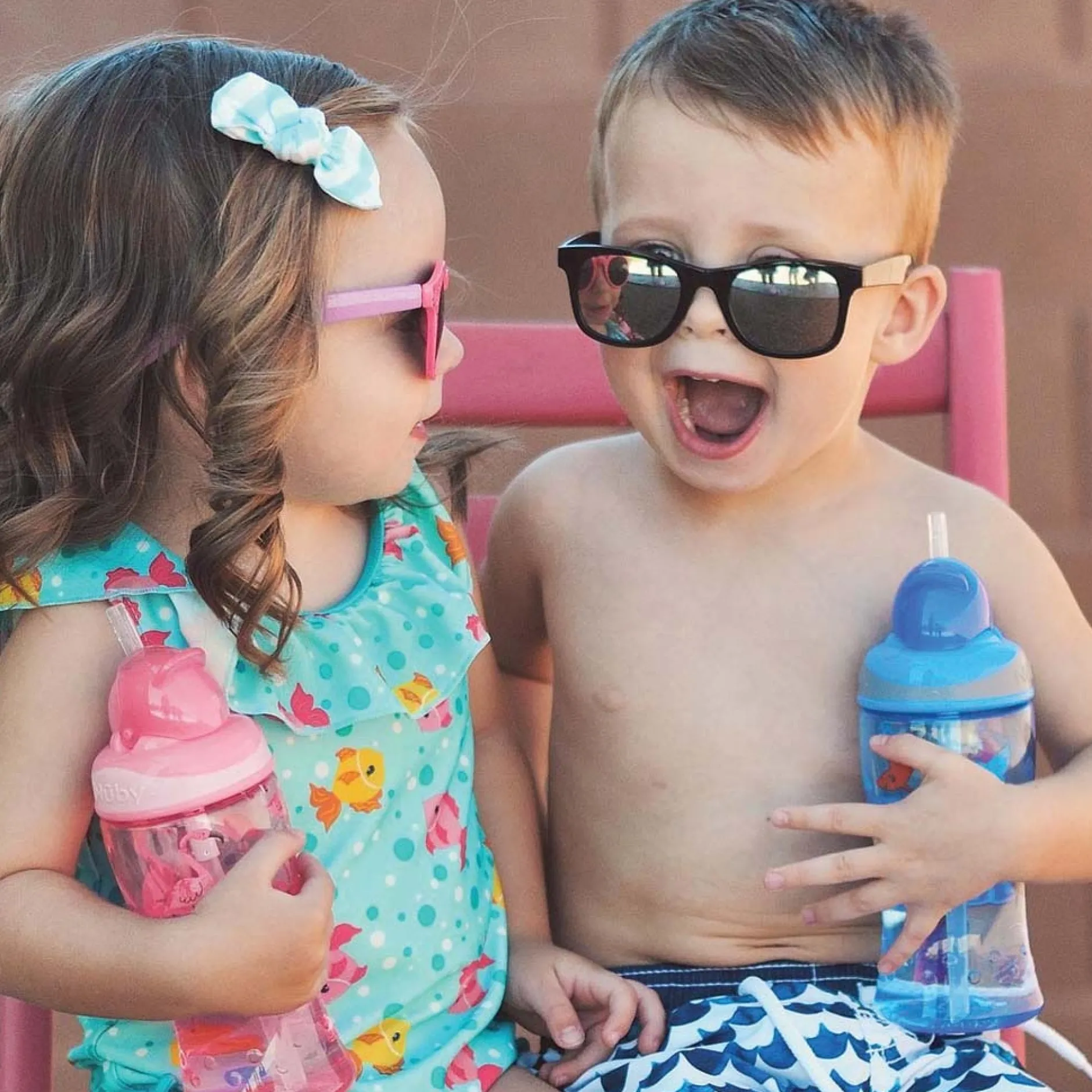 Drinkbekers*Nuby Nûby Flip-it rietjesbeker 18+ maanden blauw