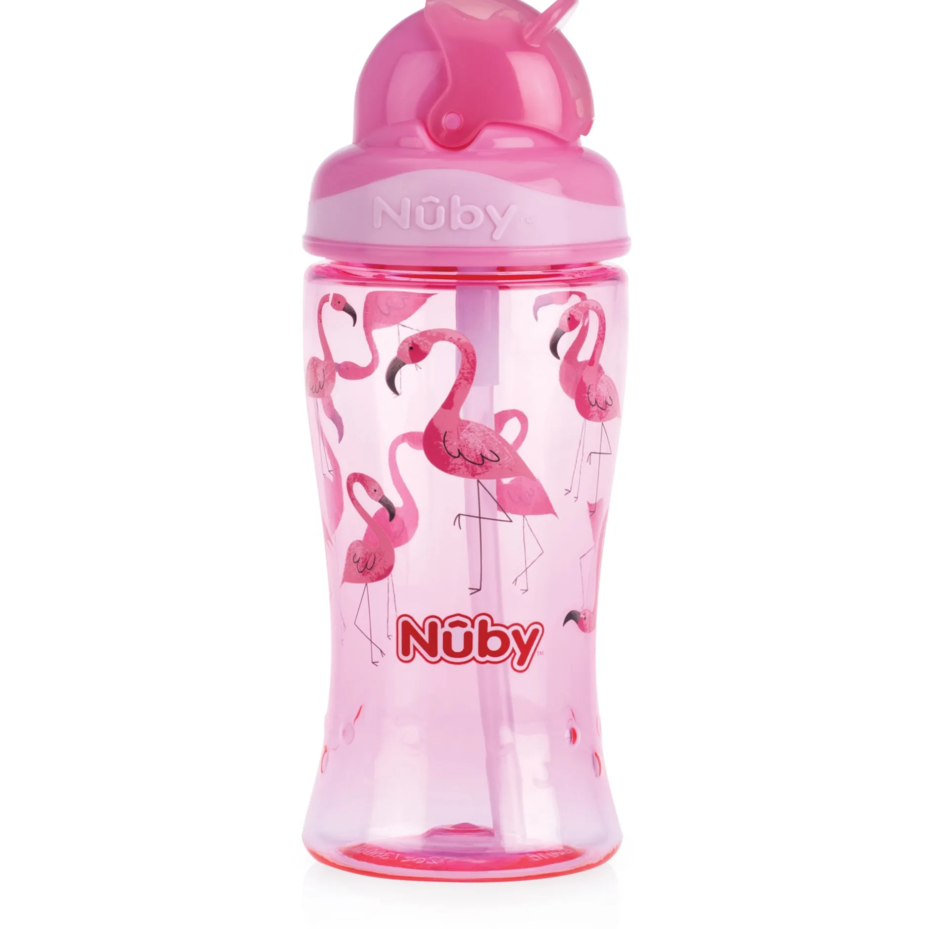 Drinkbekers*Nuby Nûby Flip-it rietjesbeker 18+ maanden roze