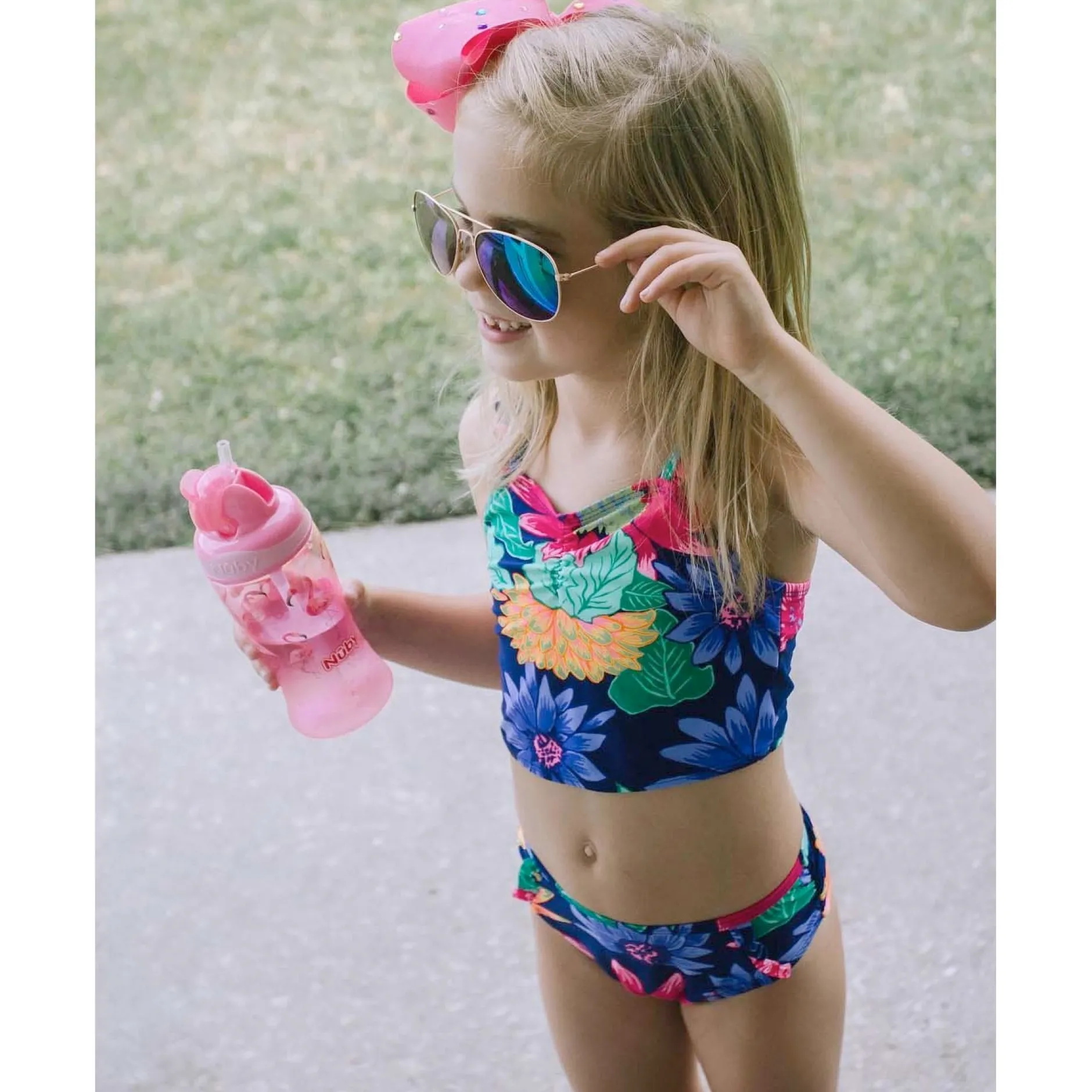 Drinkbekers*Nuby Nûby Flip-it rietjesbeker 18+ maanden roze