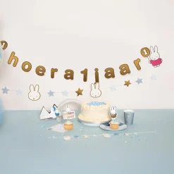 Feestartikelen*Haza original Nijntje hoera 1 jaar slinger Multi