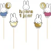 Feestartikelen*Haza original Nijntje hoera 1 jaar taart decoratie Multi