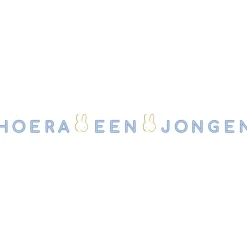 Feestartikelen*Haza original Nijntje hoera een jongen slinger Blue
