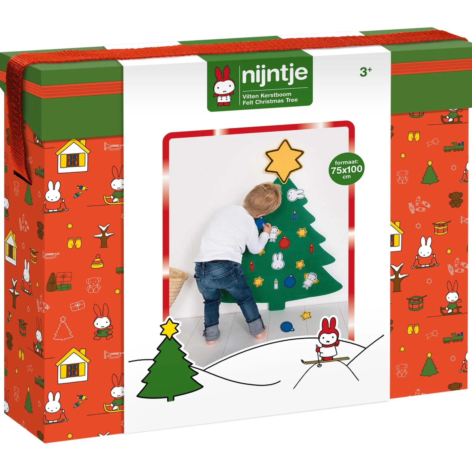 Puzzels & Spellen*Nijntje kerstboom vilt Multi