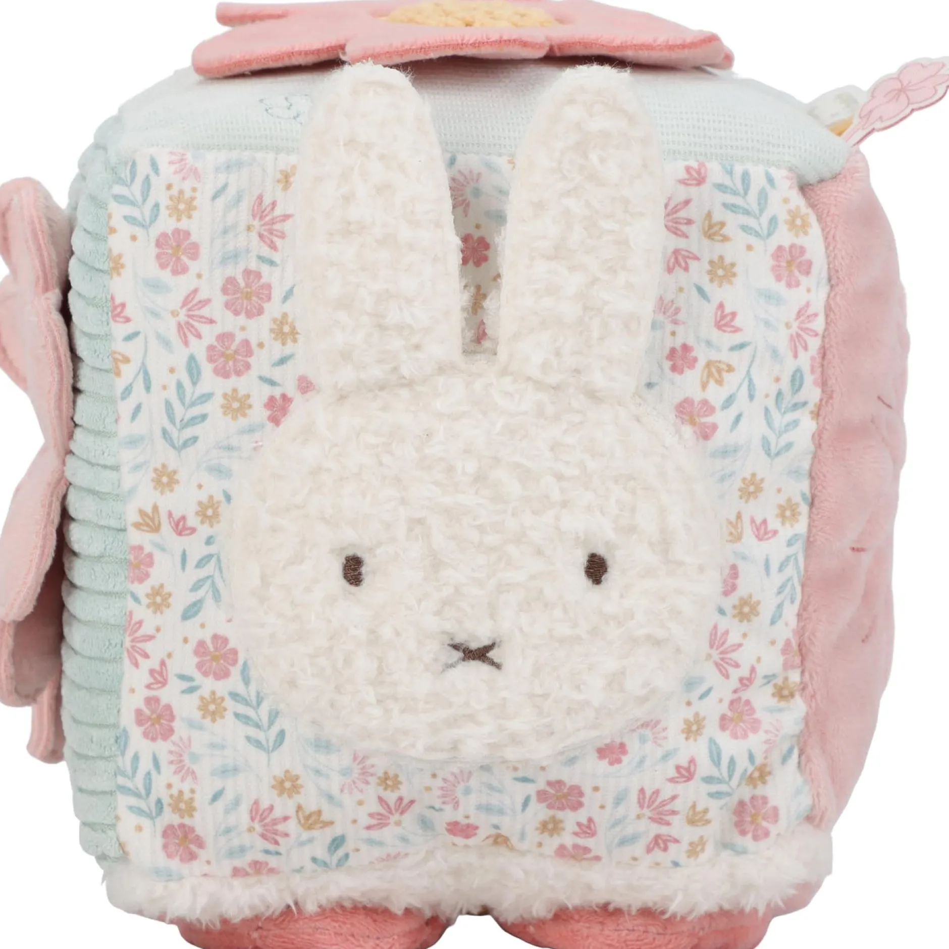 Interactief Speelgoed|Hangspeelgoed*Nijntje x Little Dutch activiteitenkubus Blossom Pink