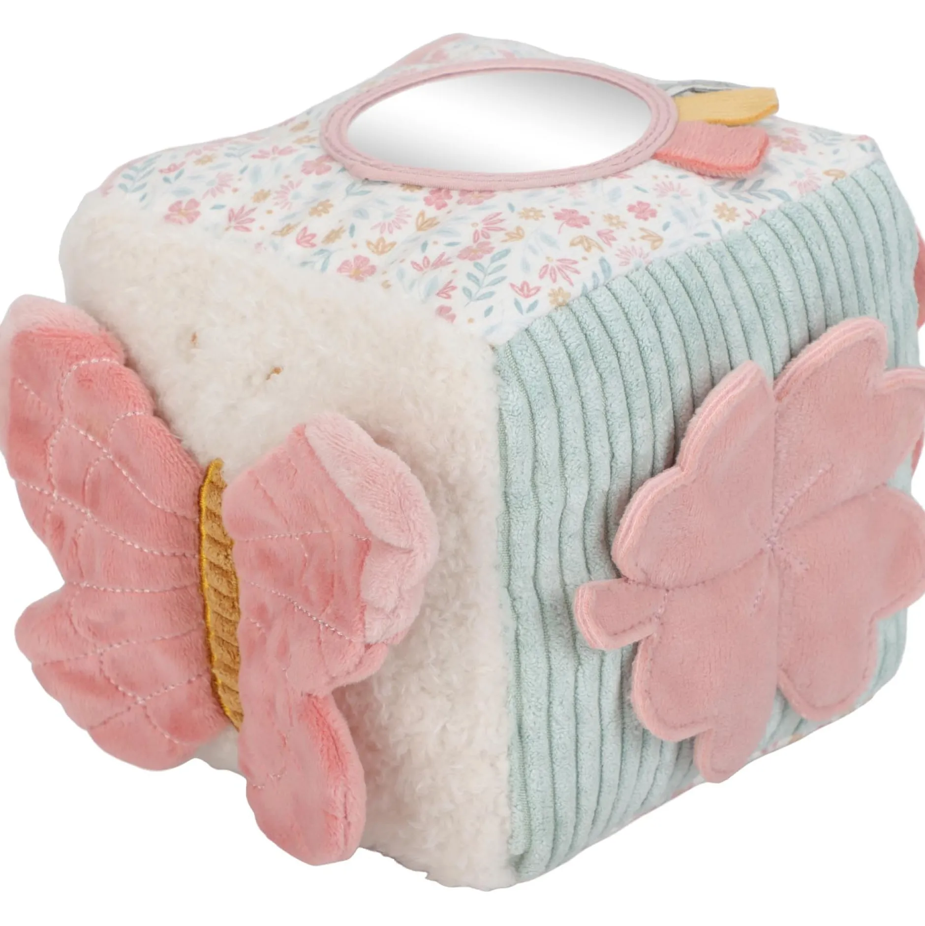 Interactief Speelgoed|Hangspeelgoed*Nijntje x Little Dutch activiteitenkubus Blossom Pink