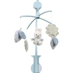 Muziekmobielen & Muziekdoosjes*Nijntje x Little Dutch muziekmobiel Lucky Leaves Light Blue
