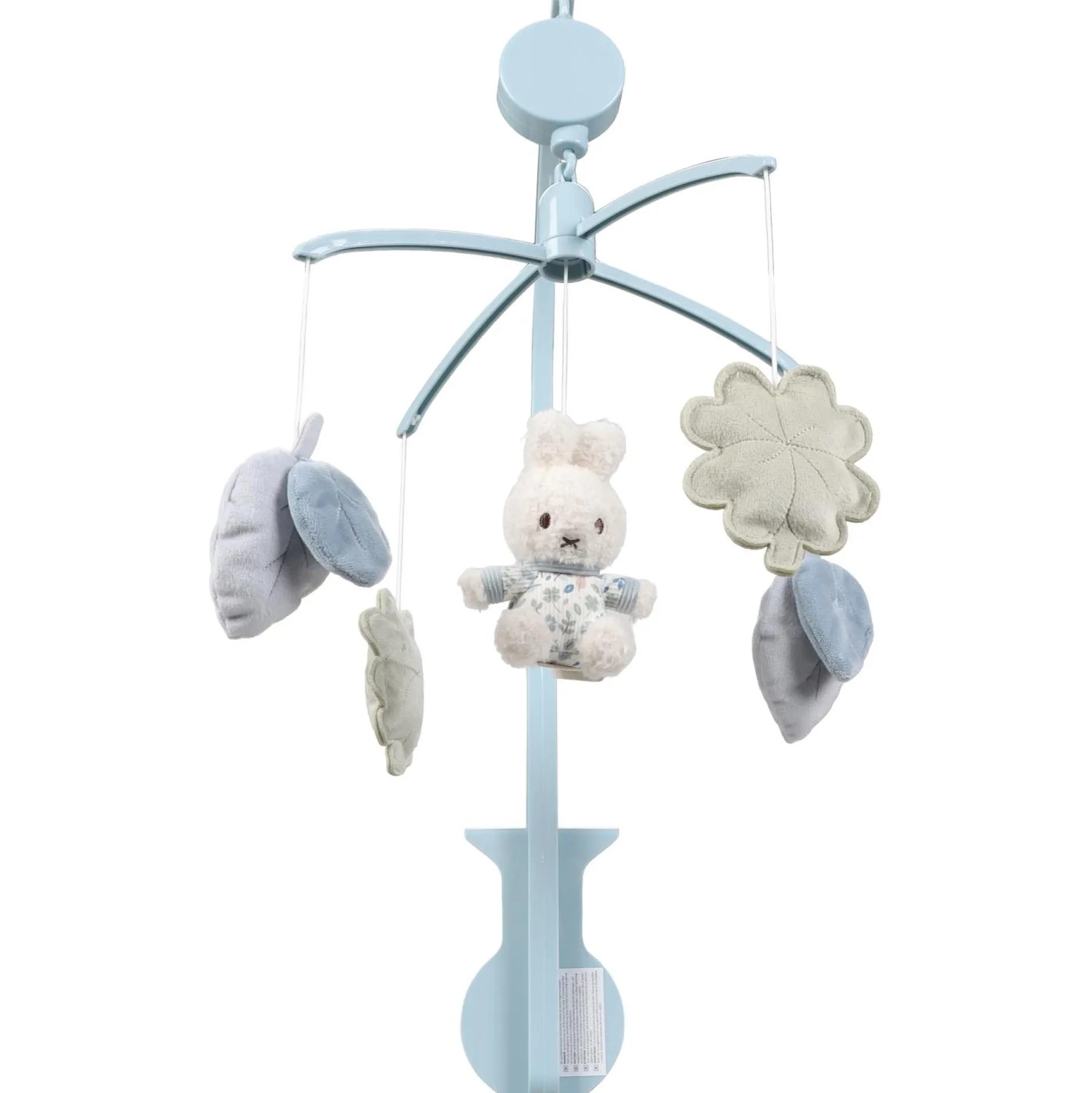 Muziekmobielen & Muziekdoosjes*Nijntje x Little Dutch muziekmobiel Lucky Leaves Light Blue