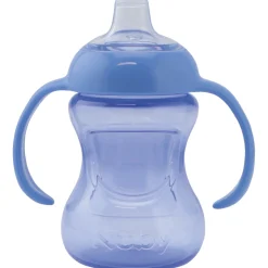 Drinkbekers*Nuby antilekbeker swirl blauw