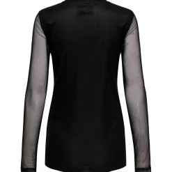 Shirts & Tops*Only Maternity ONLY zwangerschaps T-shirt lange mouwen effen zwart Black