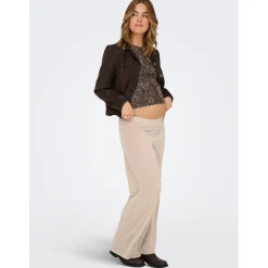 Shirts & Tops*Only Maternity ONLY zwangerschaps T-shirt lange mouwen dierenprint bruin Orange Brown