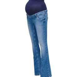 Jeans|Broeken*Only Maternity ONLY zwangerschapsjeans lang denim Mid Blue Denim