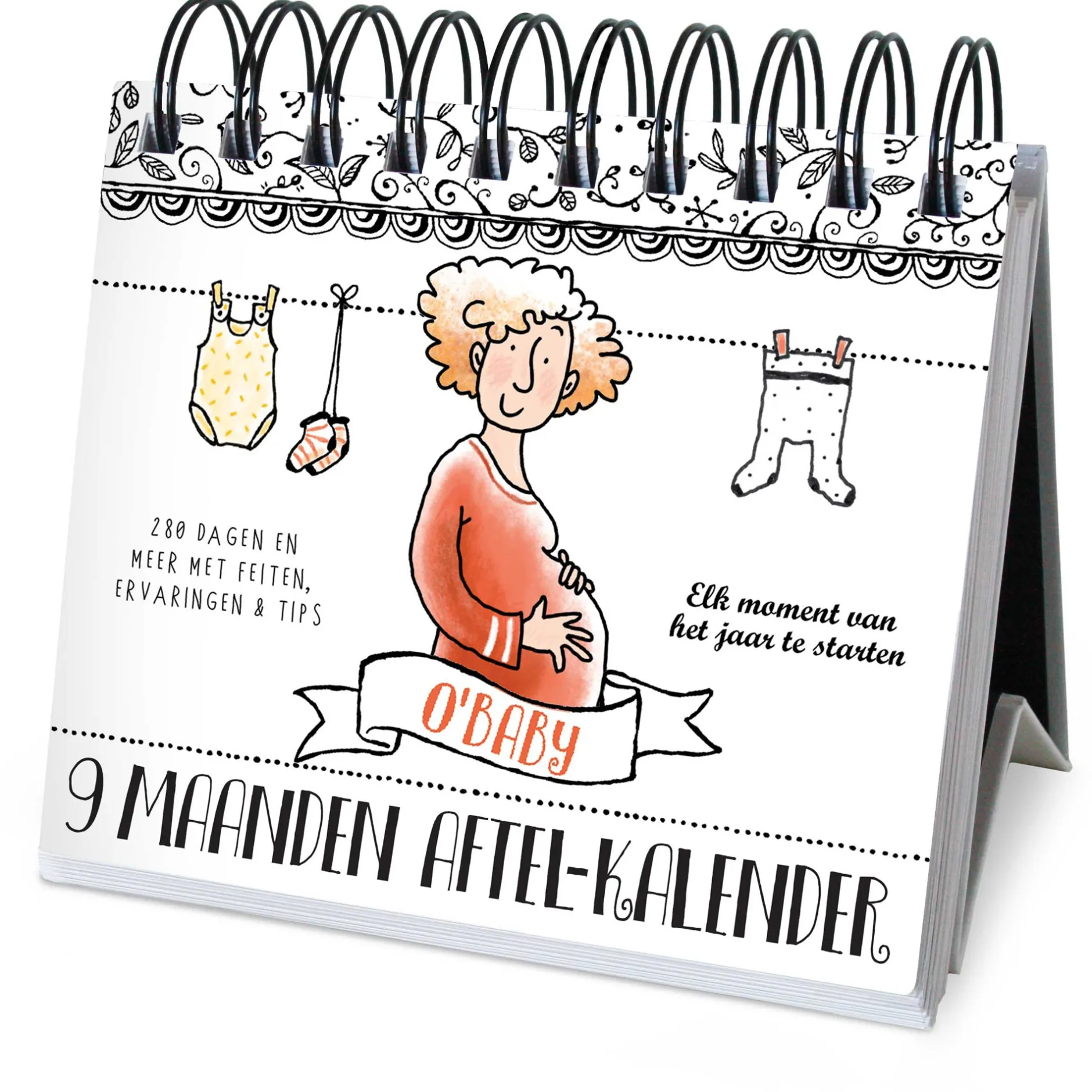 Boeken Voor Ouders*Boeken Pauline oud 9 maanden aftelkalender Multi