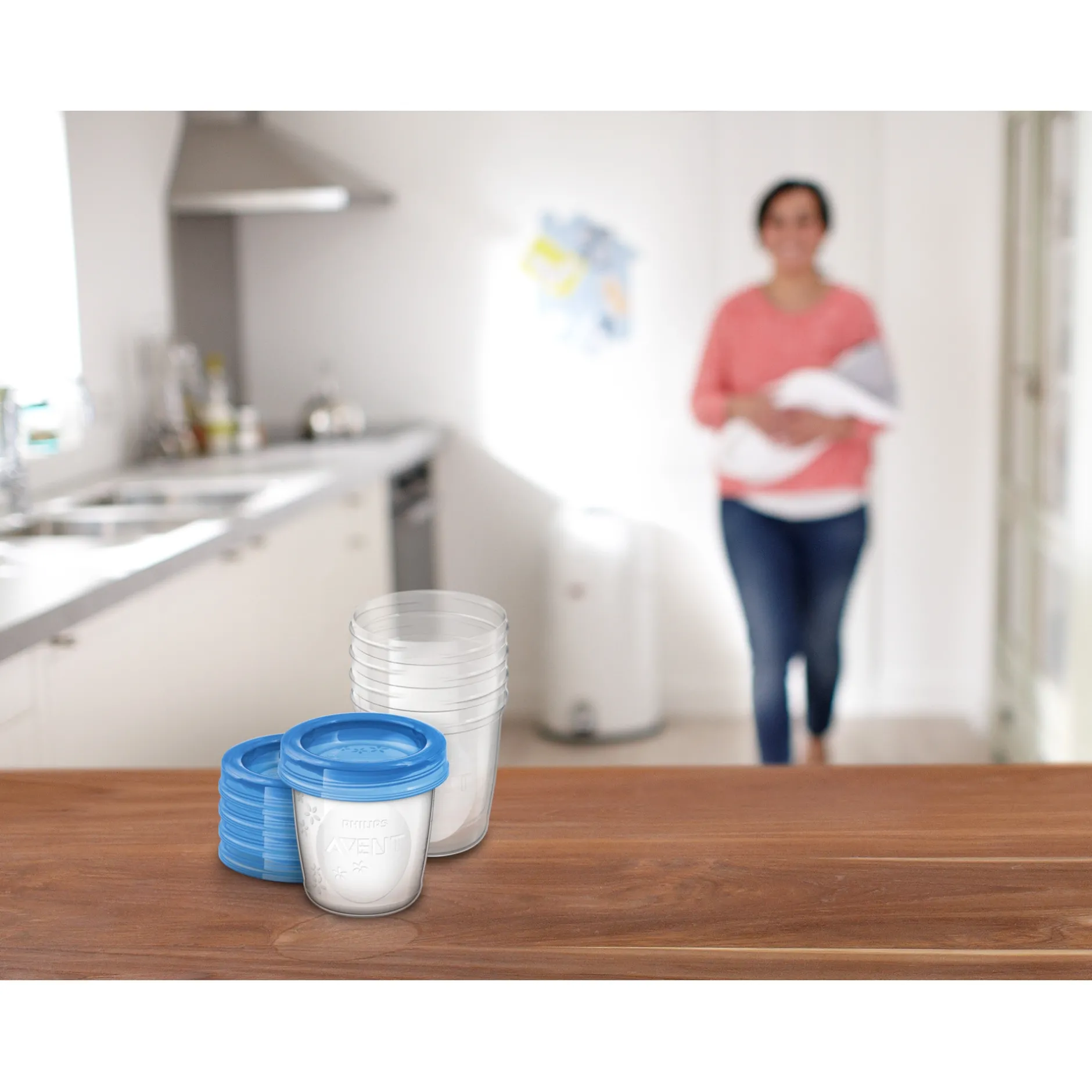 Borstkolf Accessoires|Borstvoedingszakjes & -Flesjes*Philips Avent 5 bewaarbekers 180ml