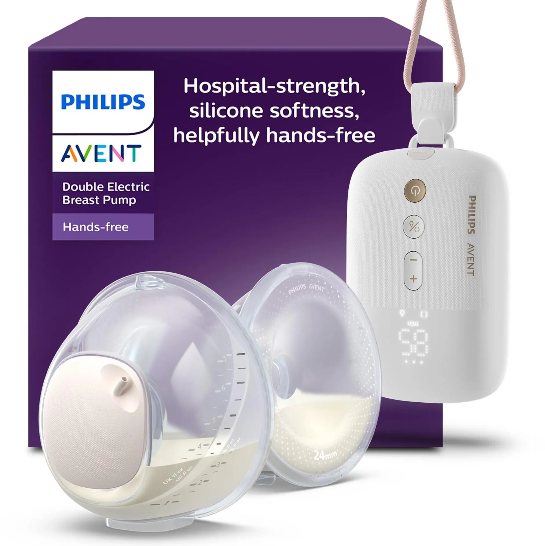 Borstkolven*Philips Avent handsfree dubbele elektrische borstkolf