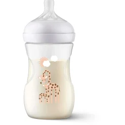 Flesjes*Philips Avent Natural fles 260ML geel