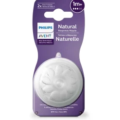Flesspenen*Philips Avent Natural Flesspeen 1M+ transparant