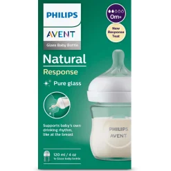 Flesjes*Philips Avent Natural glazen fles 120ML transparant