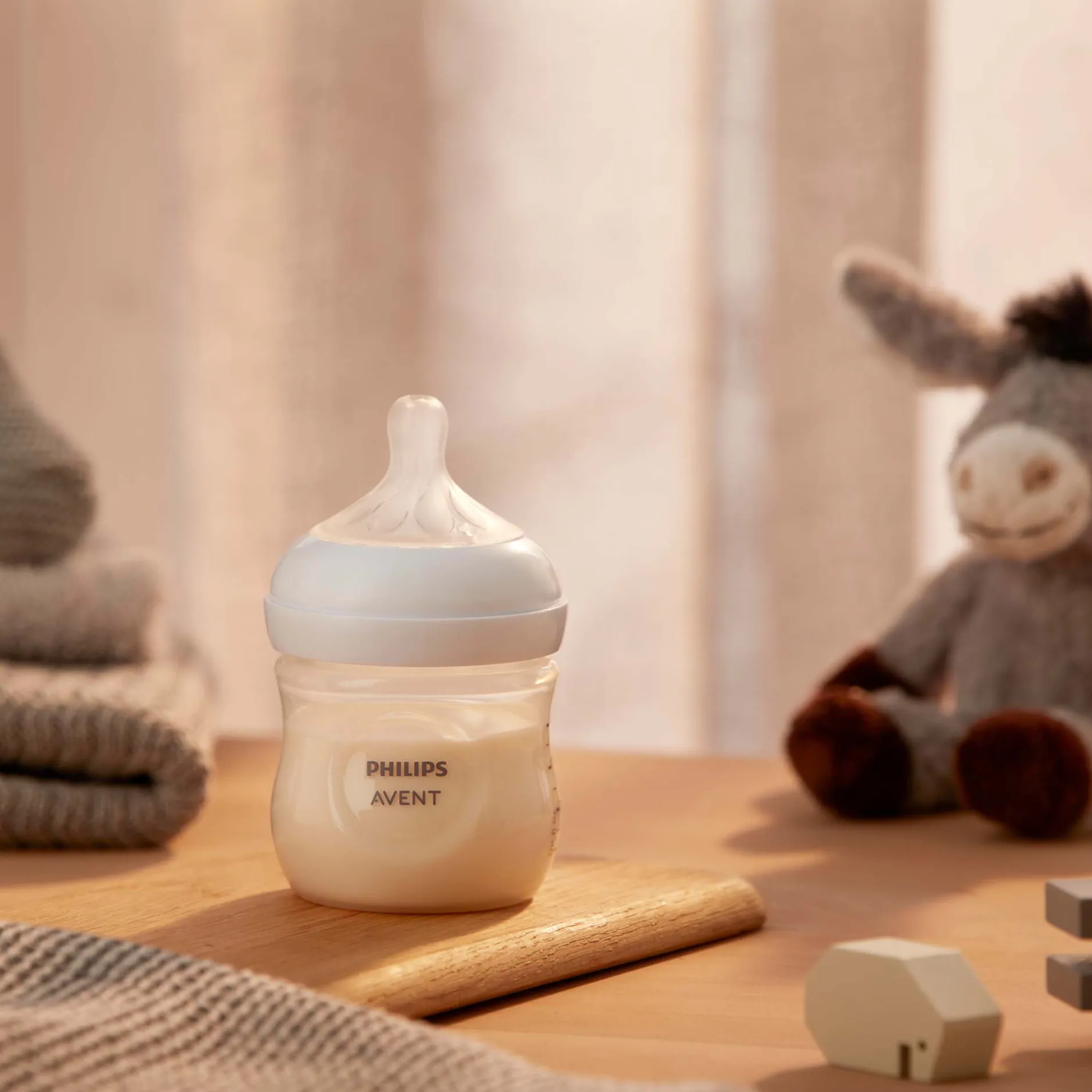 Flesspenen*Philips Avent Natural Pap Flesspeen 6M+ transparant