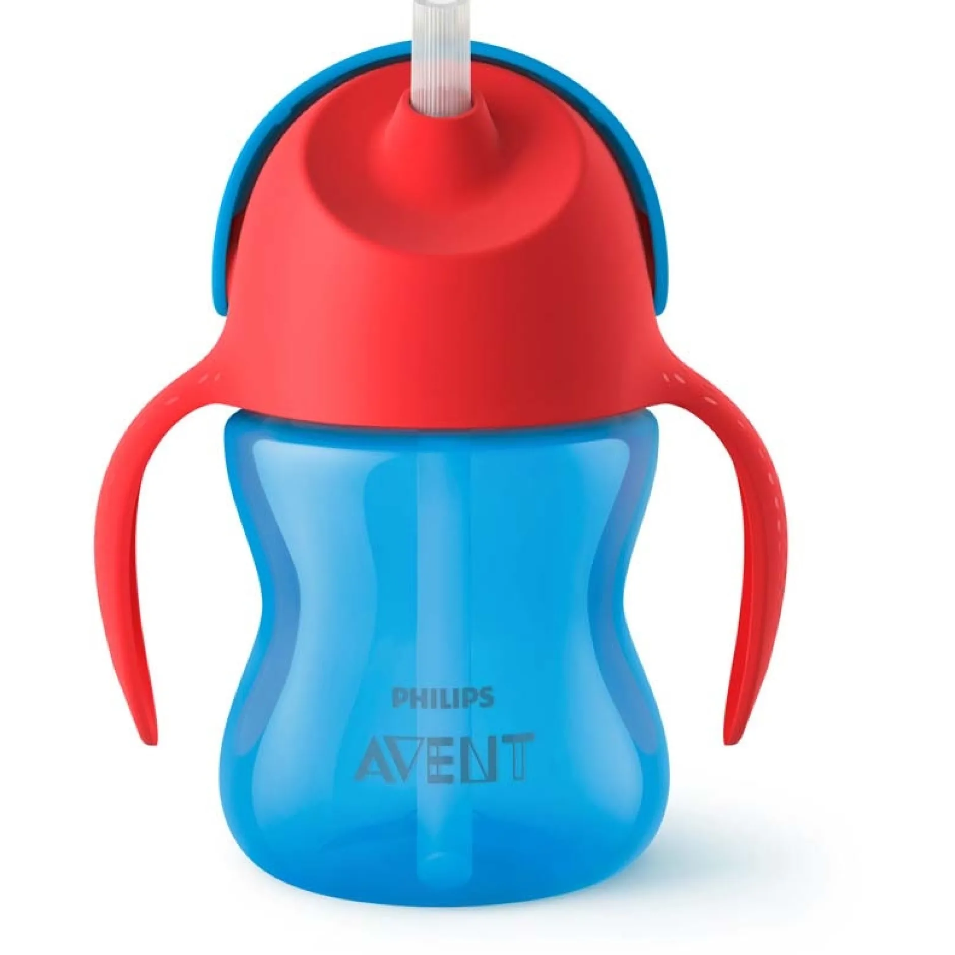 Drinkbekers*Philips Avent rietjesbeker 200ml 9+ maanden blauw