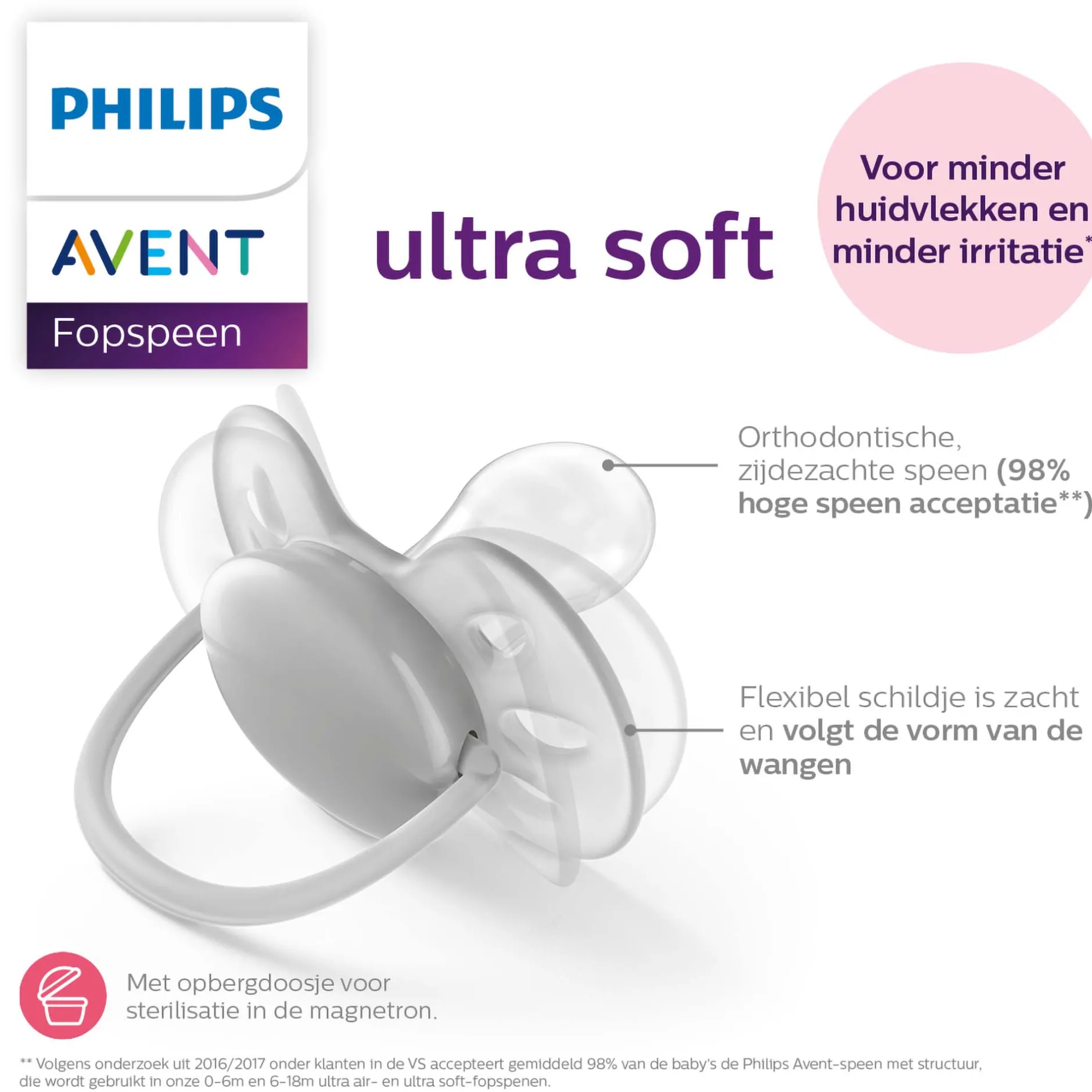 Fopspenen|Fopspenen & Accessoires*Philips Avent Ultra Soft Fopspeen 0-6 mnd 2-pack Blue Shade
