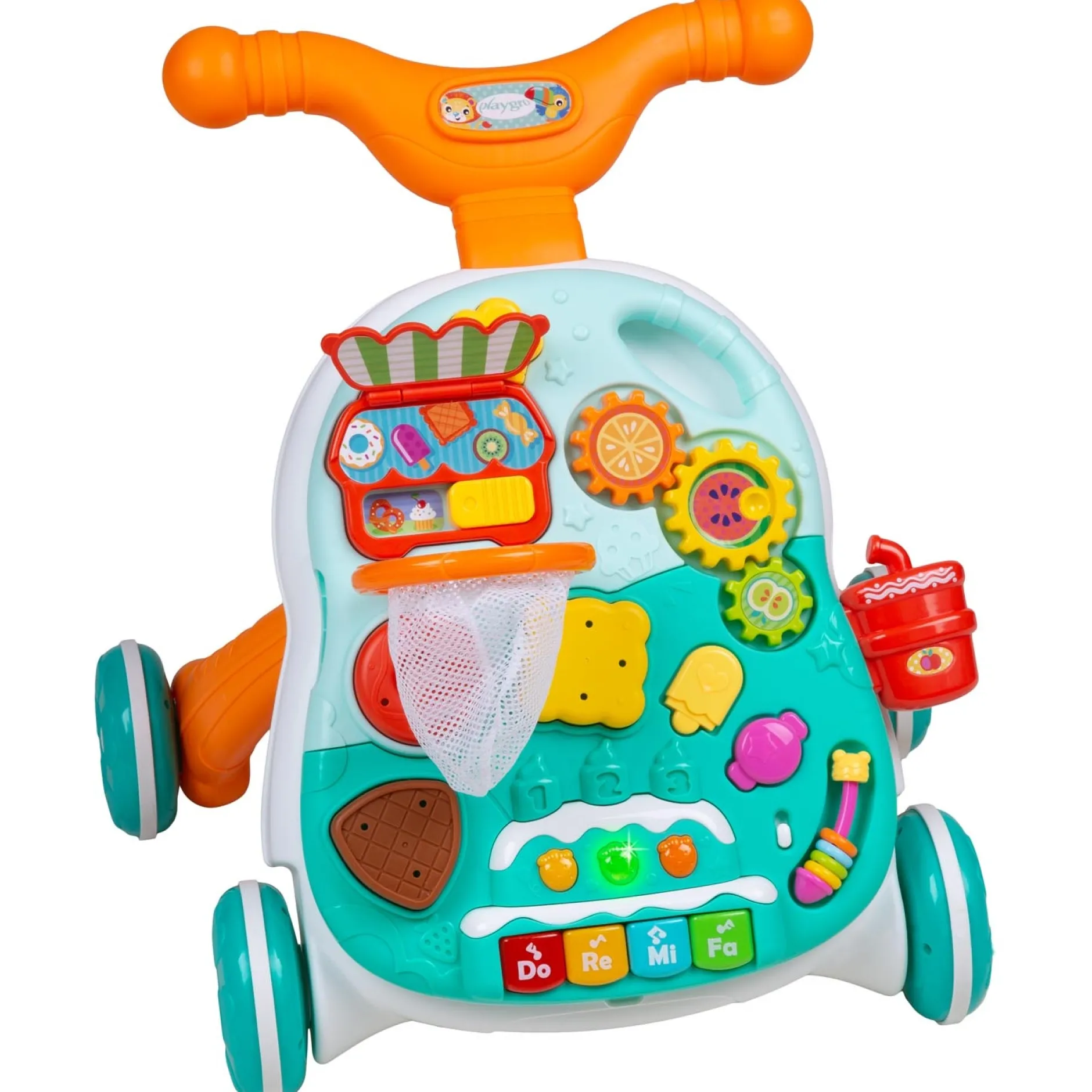 Loopstoeltjes*Playgro 2-in-1 babywalker en speeltafel Multi