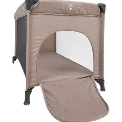 Campingbedden|Bundels En Combideals*Prénatal Prenatal campingbed Sinne taupe met matras & matrashoes
