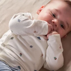 Sokjes & Slofjes|Jassen* Prenatal Limited jas, overslag shirt, broek & sokken Steel Blue