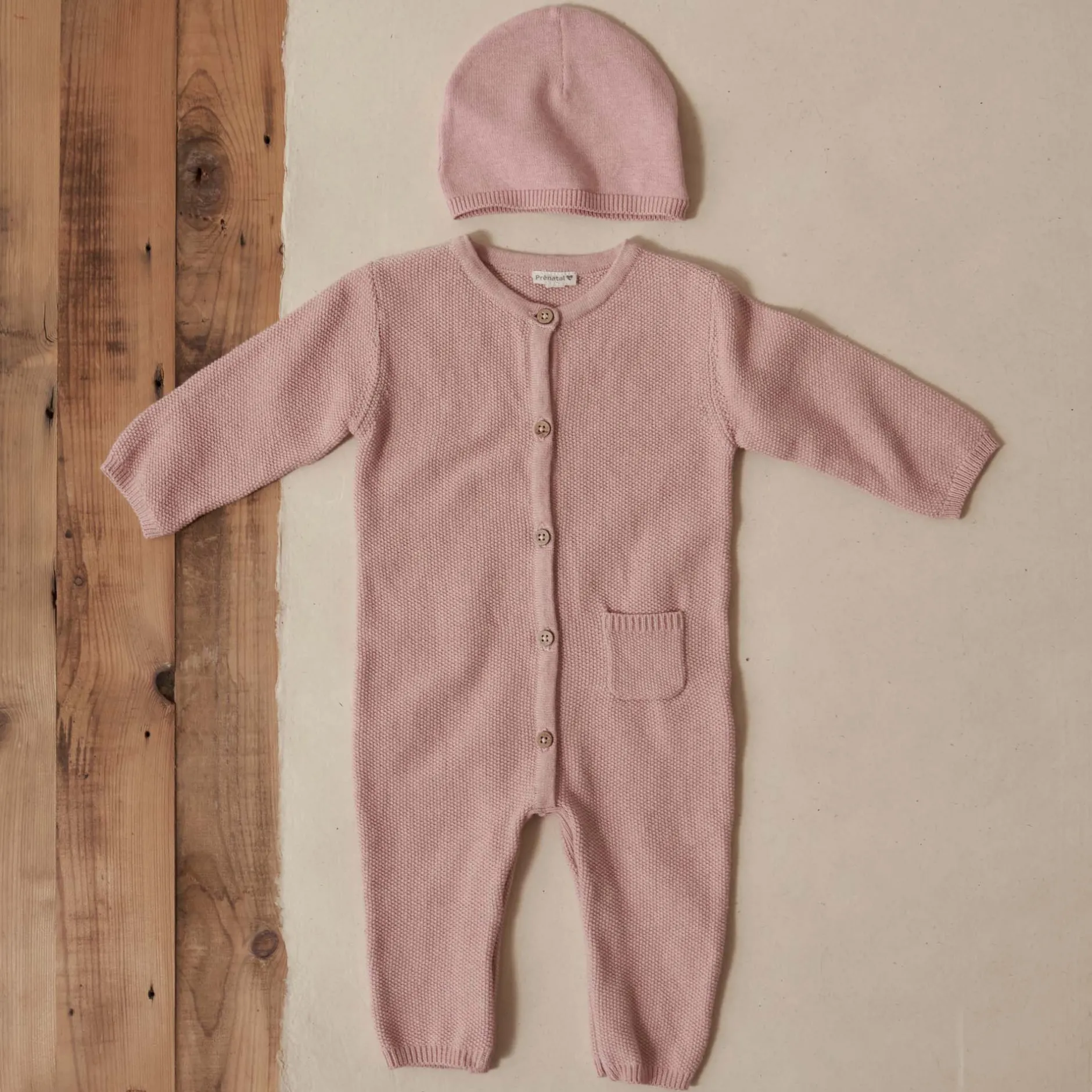 Accessoires|Accessoires*Prénatal Prenatal newborn meisjes mutsje roze Pink Shade