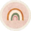Vloerkleden*Prénatal Prenatal vloerkleed regenboog rond roze