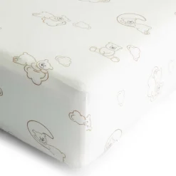 Hoeslakens*Prénatal Prenatal wieg hoeslaken Beren wit