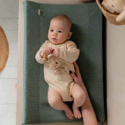 Aankleedkussens & -Hoezen*Prénatal aankleedkussenhoes Little Knits groen