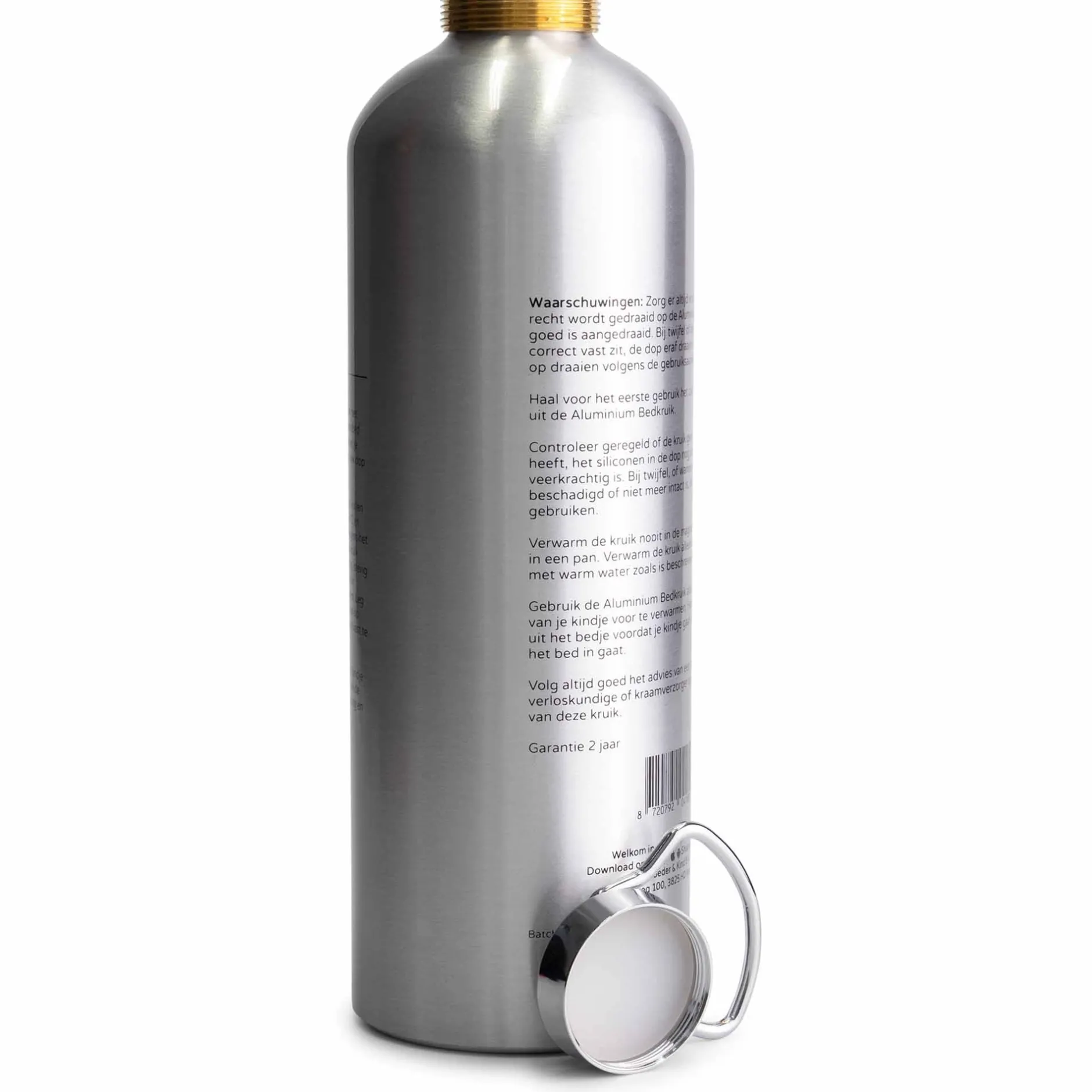 Kruiken & Kruikenzakken|Kruiken & Kruikenzakken*Prénatal Aluminium Kruik 2Pack naturel