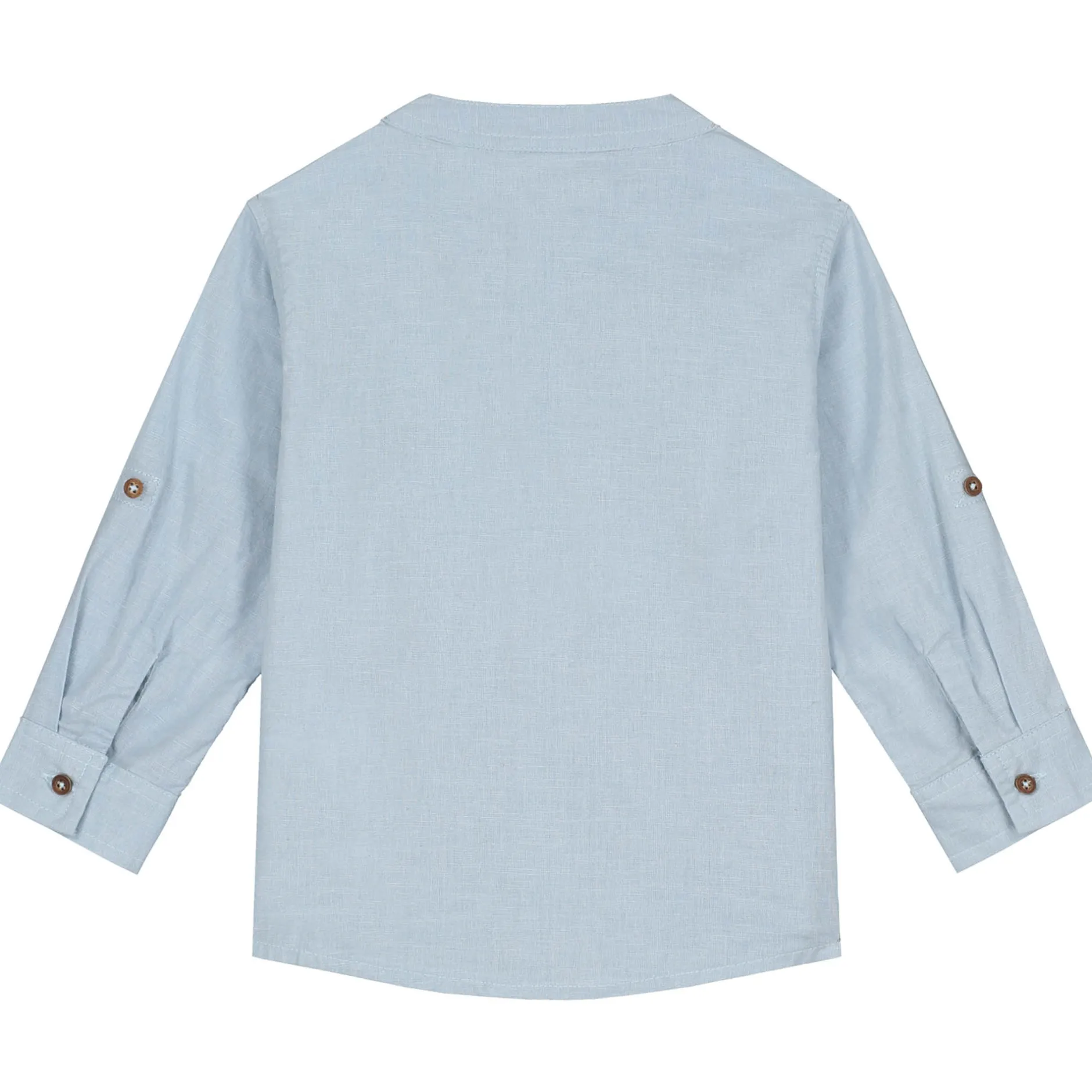 Shirts & Blouses|Shirts & Blouses*Prénatal baby blouse lange mouwen effen blauw Light Sky Blue