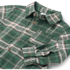 Shirts & Blouses|Shirts & Blouses*Prénatal baby blouse lange mouwen ruit groen Multi