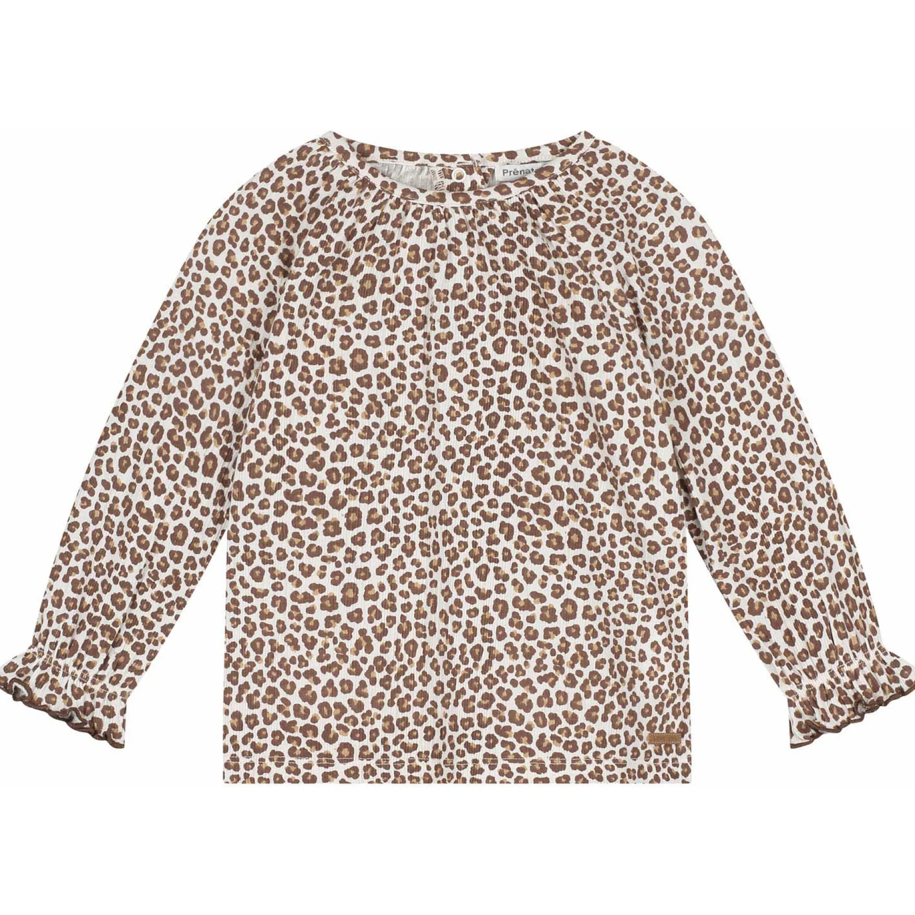 Shirts & Blouses|Shirts & Blouses*Prénatal baby blouse lange mouwen dierenprint beige Dark Off-White