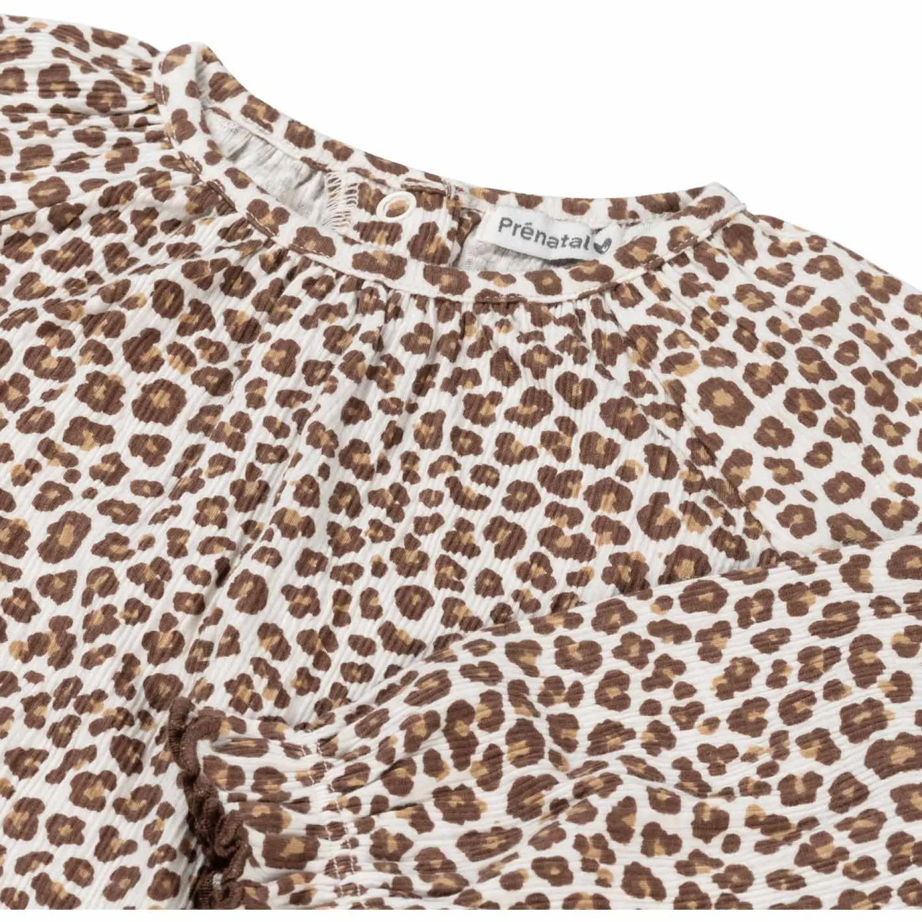 Shirts & Blouses|Shirts & Blouses*Prénatal baby blouse lange mouwen dierenprint beige Dark Off-White