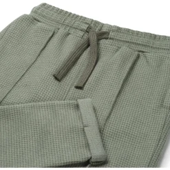 Broeken & Tuinbroeken|Broeken*Prénatal baby broek  effen groen Leaf Gree