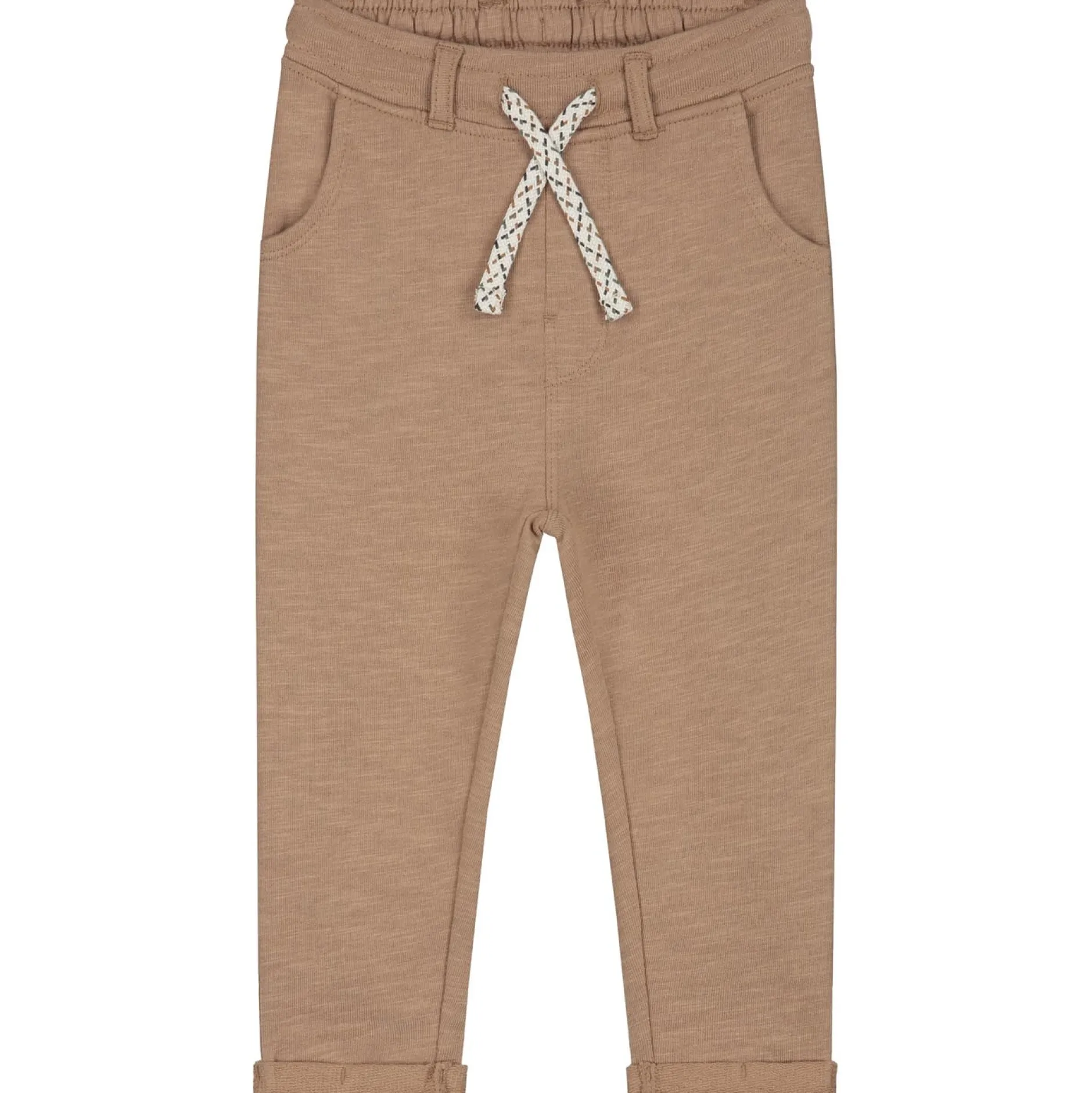 Broeken & Tuinbroeken|Broeken*Prénatal baby broek effen bruin Light Mud Brown