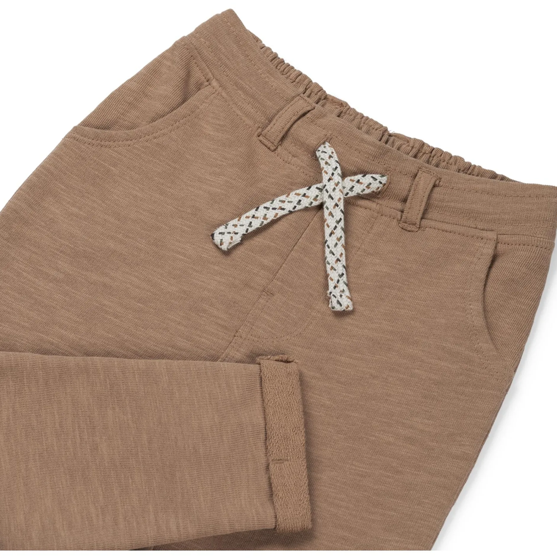 Broeken & Tuinbroeken|Broeken*Prénatal baby broek effen bruin Light Mud Brown